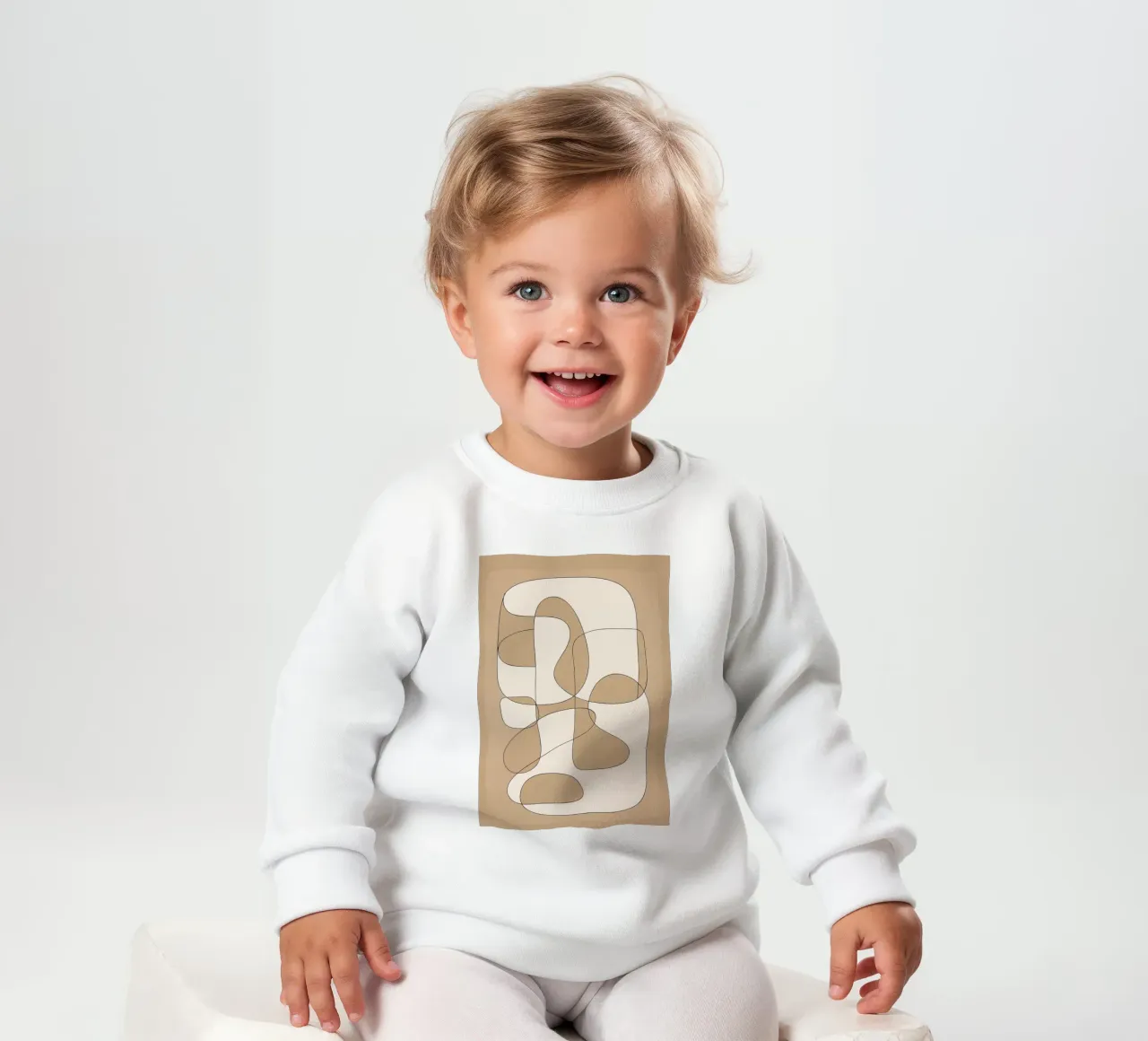 Abstract line art 6 baby sweatshirt by cityart
