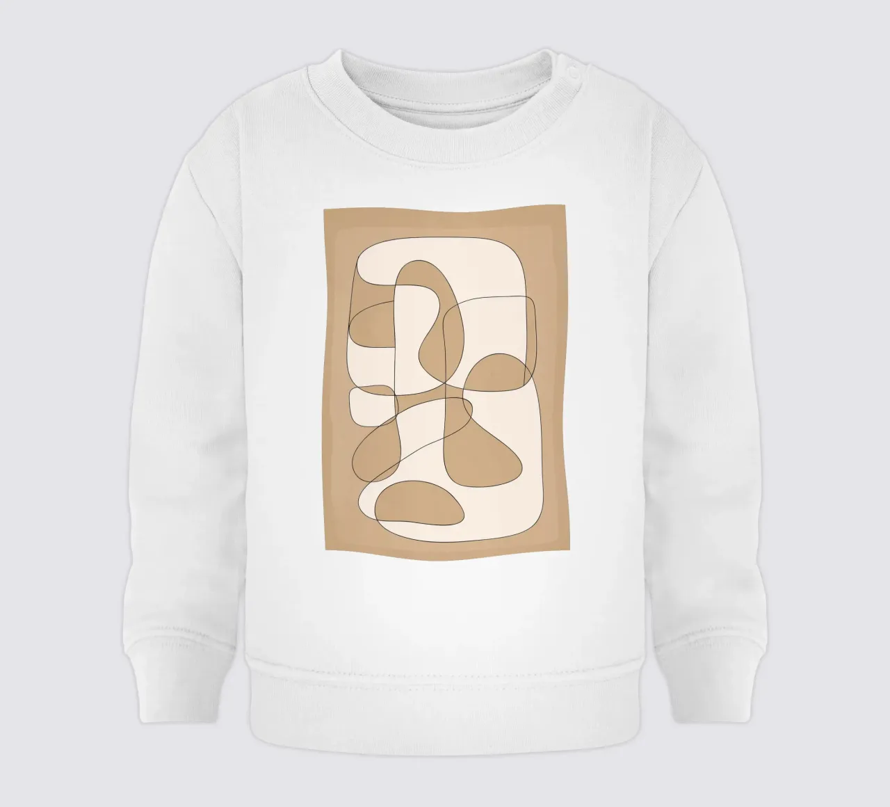 Abstract line art 6 felpa neonato da cityart