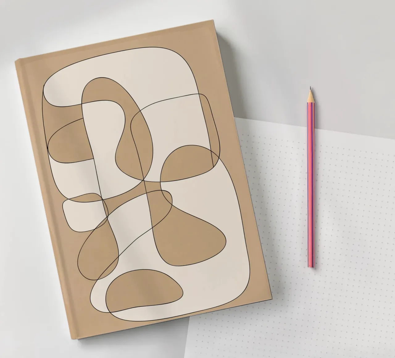 Abstract line art 6 notebook by cityart
