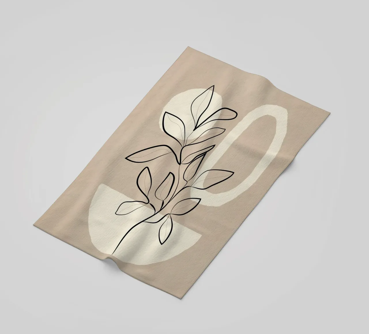 Abstract Minimal Plant 7 telo mare da cityart