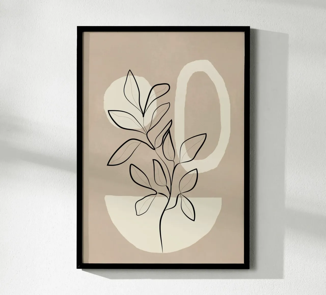 Abstract Minimal Plant 7 carta hahnemühle da cityart