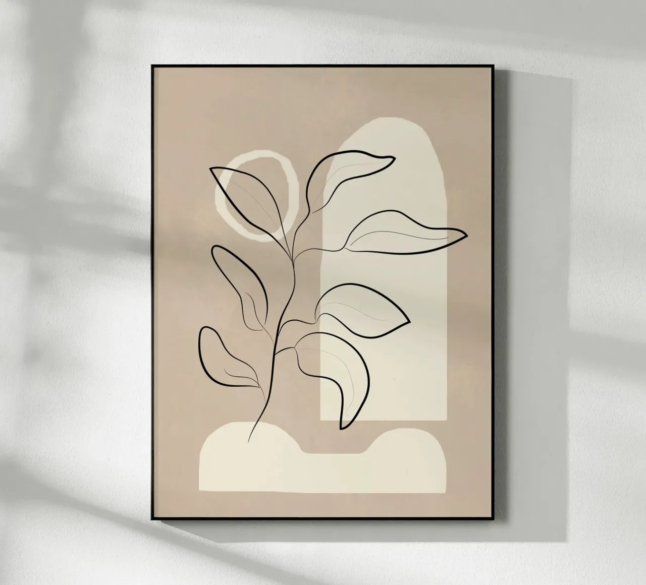 Abstract Minimal Plant 8 acrylic glass by cityart