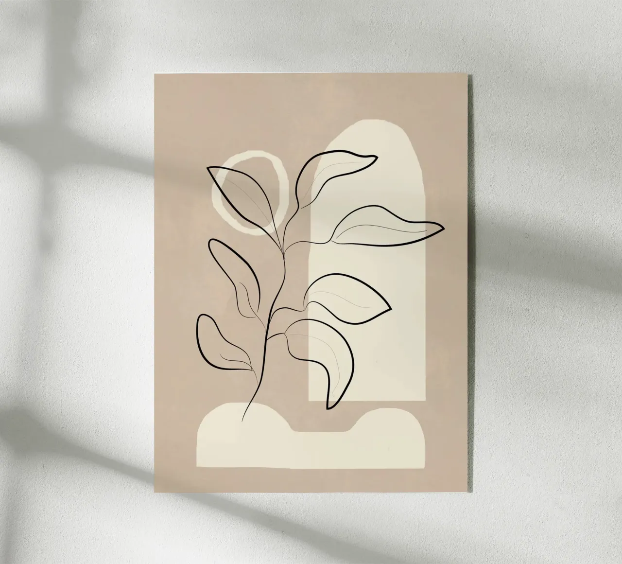 Abstract Minimal Plant 8 acrylic glass by cityart