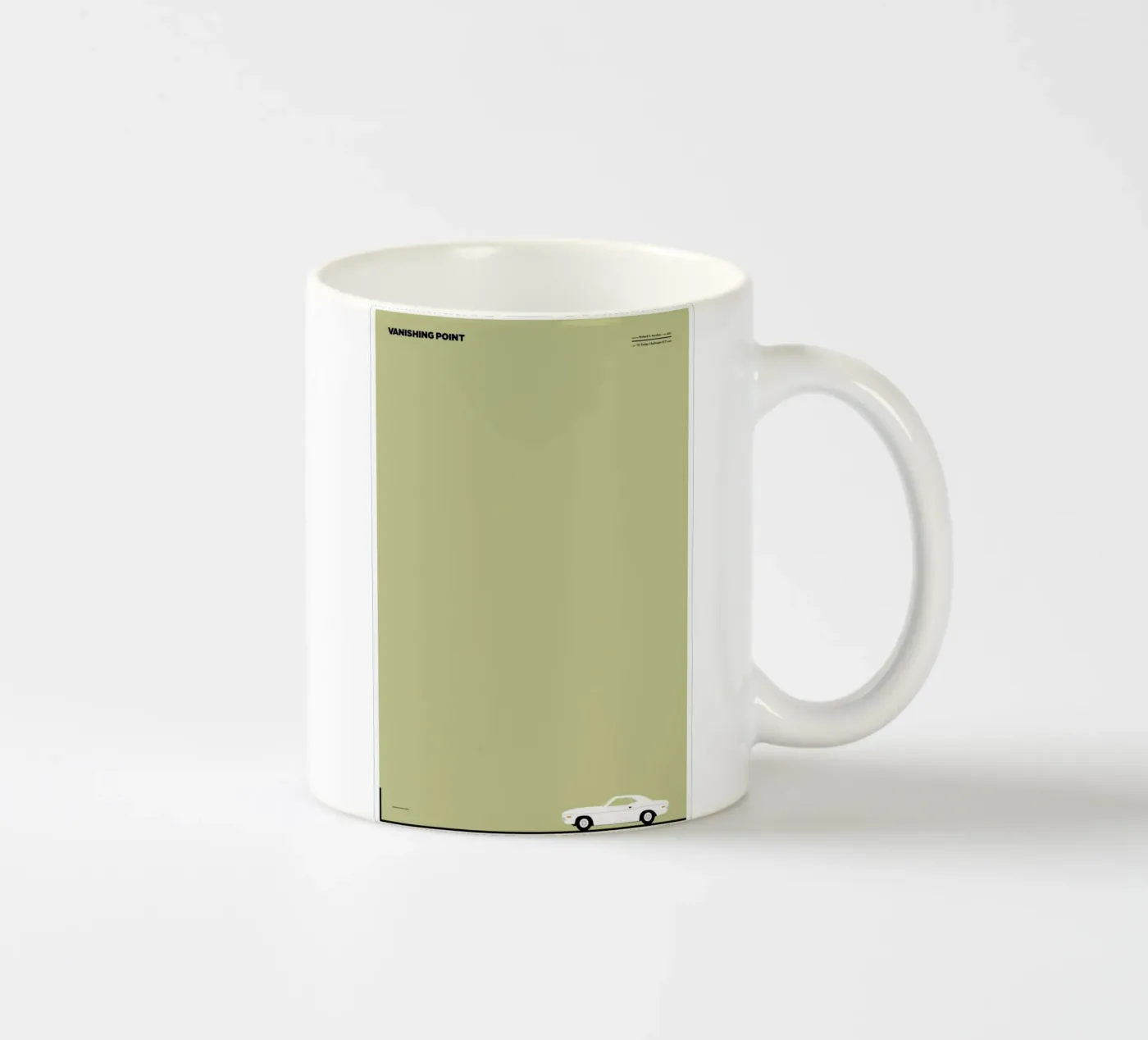 vanishing point ceramic mug by Marcin Plonka
