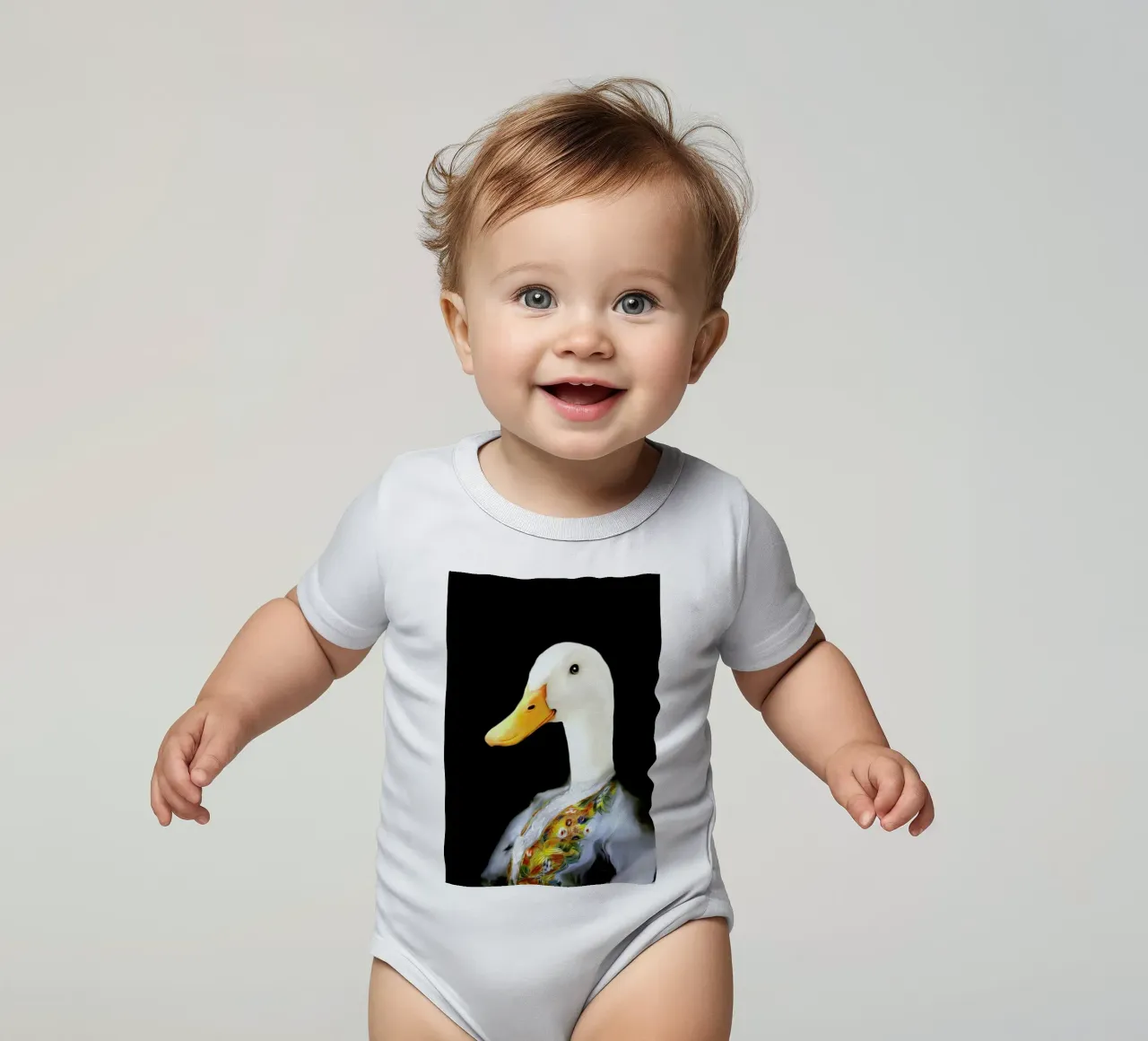Edwin Kurzarm Babybody von Tein Lucasson