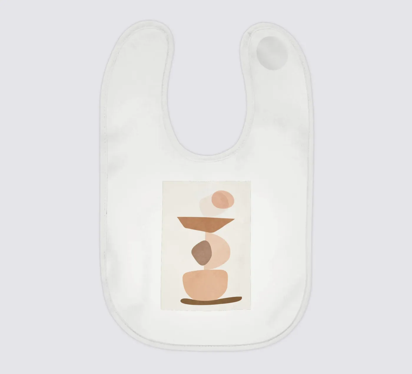 Balancing Elements II baby bib by cityart