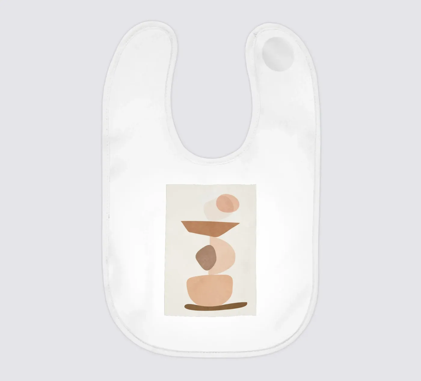 Balancing Elements II baby bib by cityart