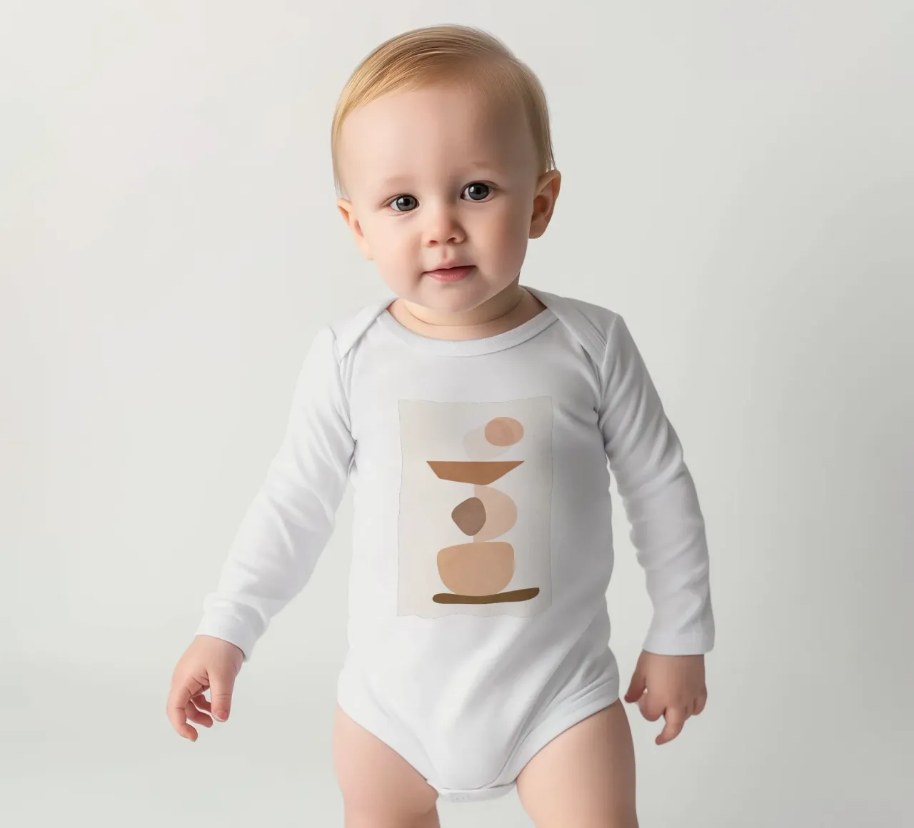 Balancing Elements II body neonato maniche lunghe da cityart