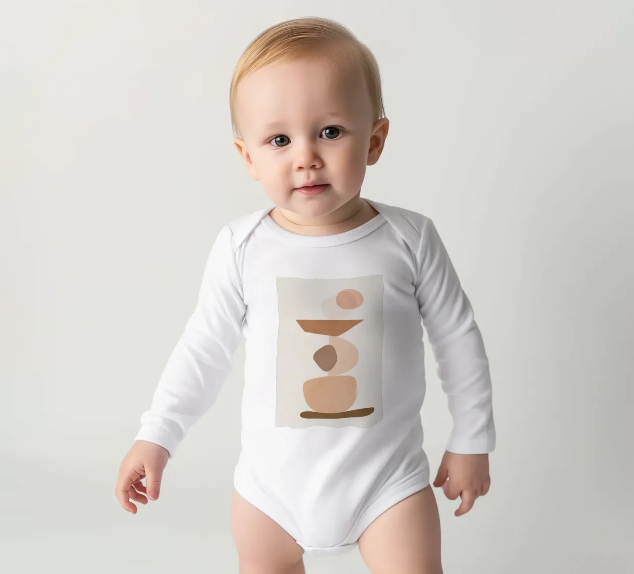 Balancing Elements II body neonato maniche lunghe da cityart