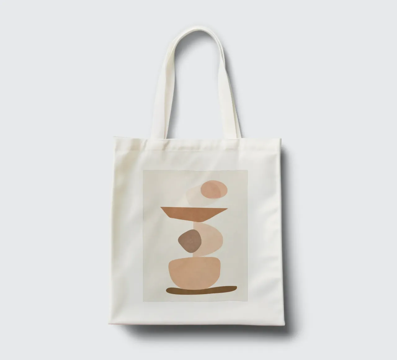 Balancing Elements II borsa in juta da cityart