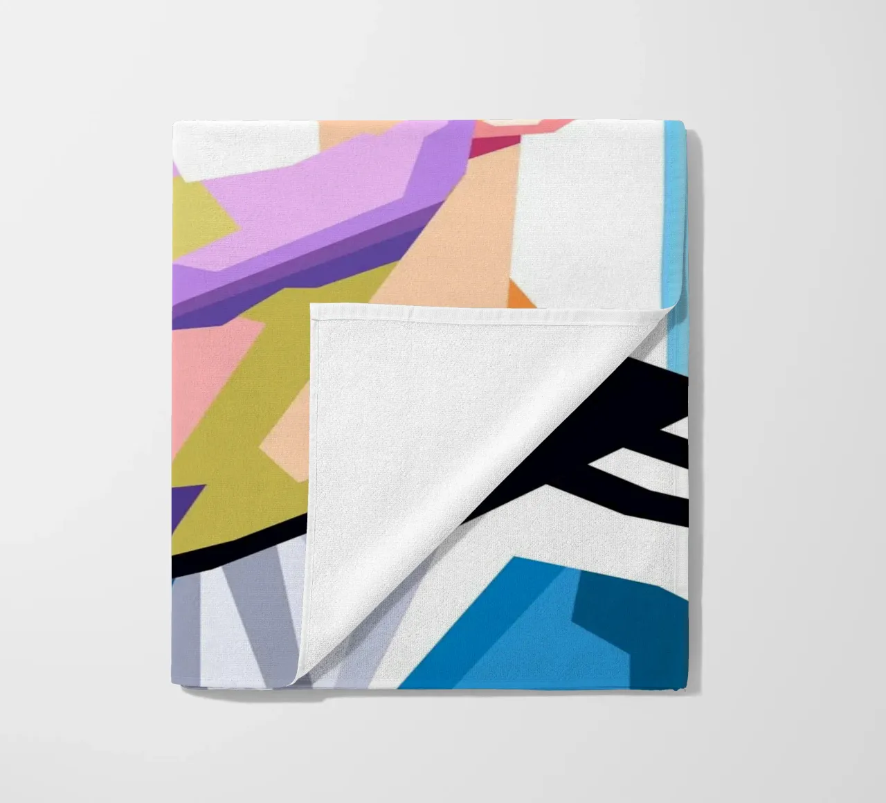 Enzo Fernandez ritratto pop art telo mare da Hantamrata
