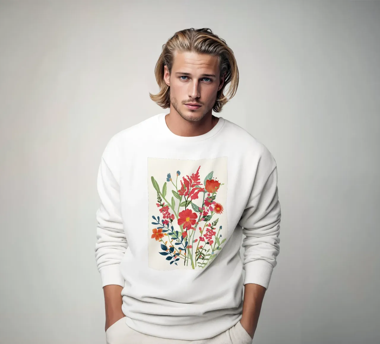 Beautiful Flowers sweatshirt by Nadjaa