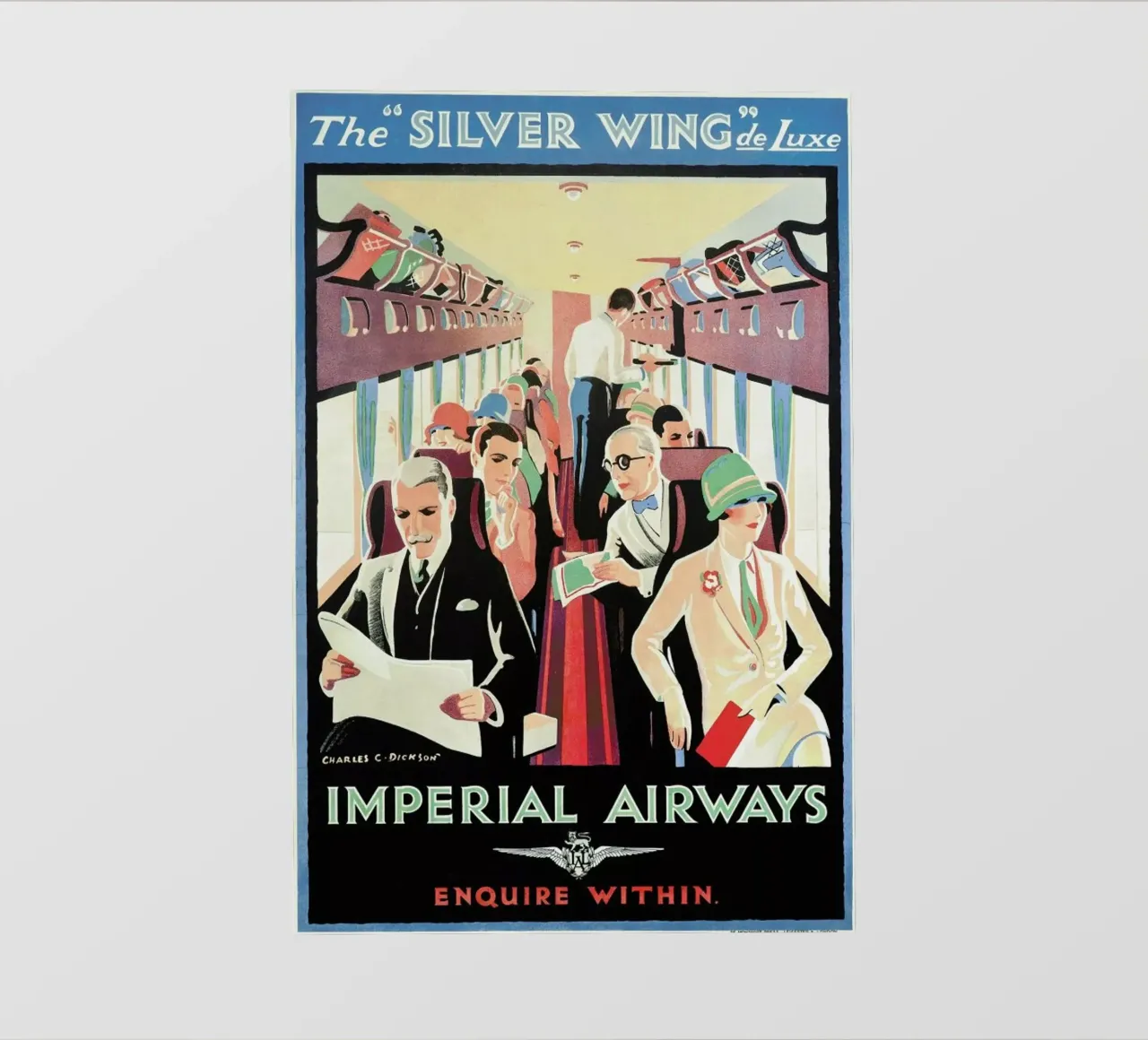 Charles C. Dickson - Imperial Airways pellicola backlit da ARTOTHEK