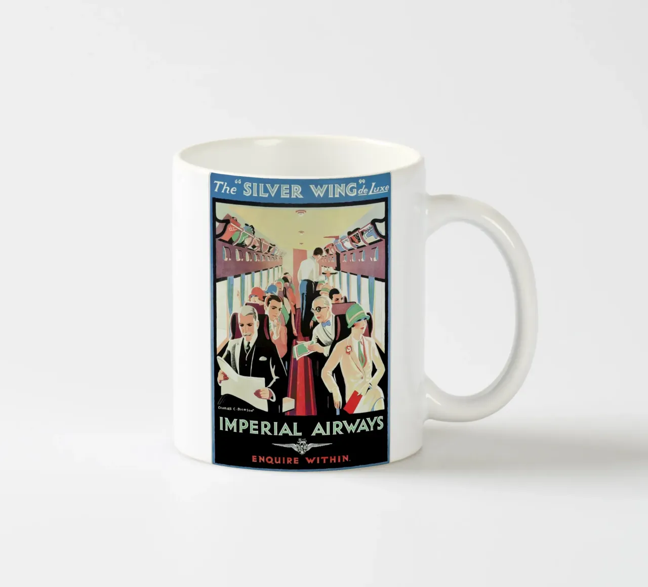Charles C. Dickson - Imperial Airways tazza in ceramica da ARTOTHEK