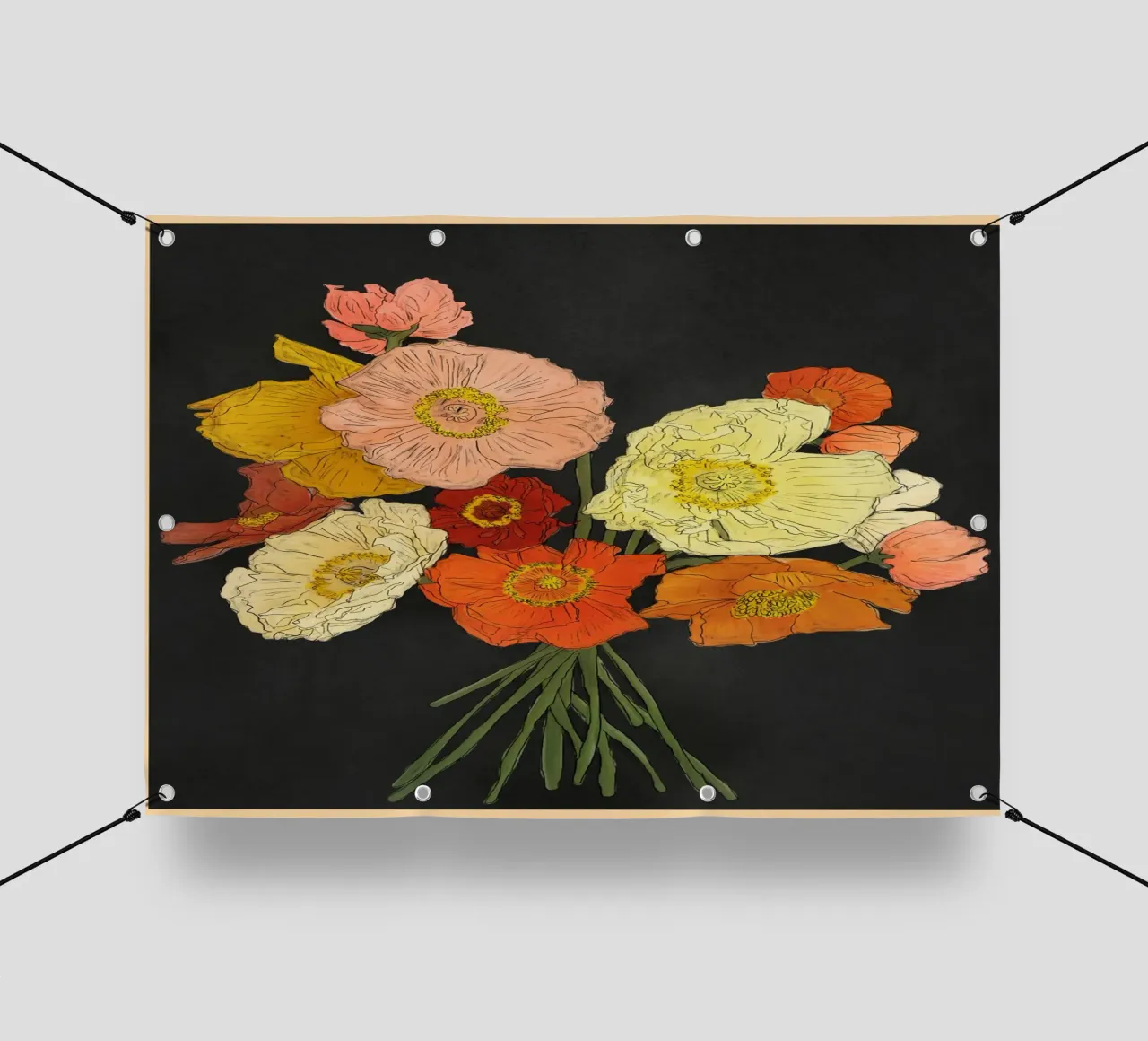 Bountiful Bouquet I telo in pvc da Nadjaa