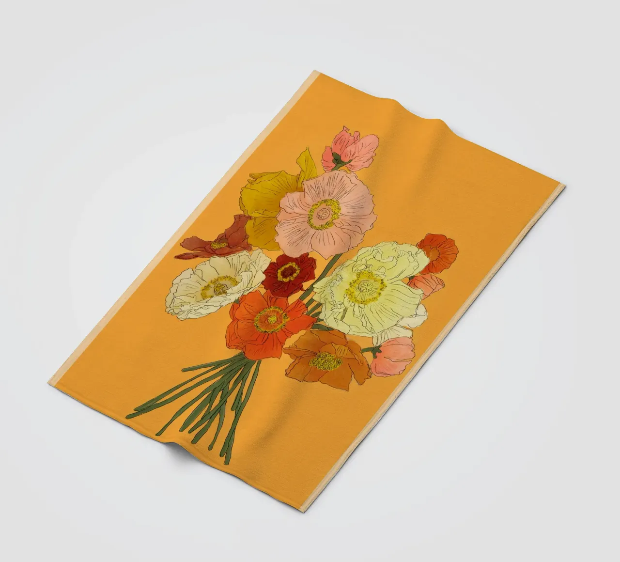 Bountiful Bouquet II coperta in pile da Nadjaa
