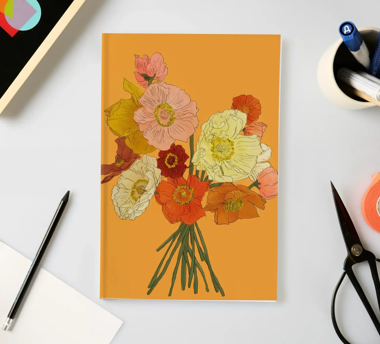 Bountiful Bouquet II notebook by Nadjaa