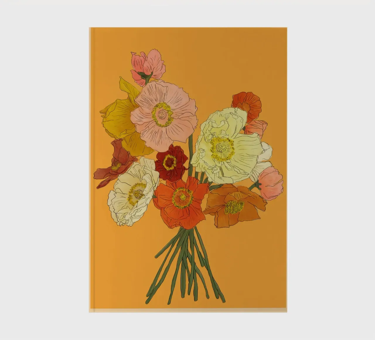 Bountiful Bouquet II notebook by Nadjaa