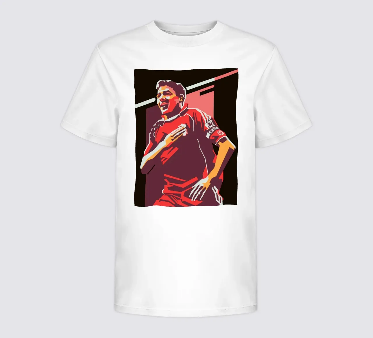 Fußballer-Ikone Steven Gerrard Kinder T-Shirt von Hantamrata