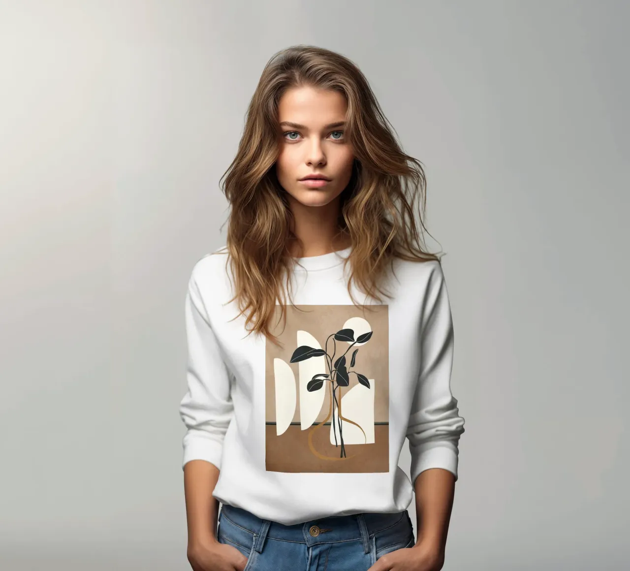 Branches in the Vase 1 sweatshirt by Nadjaa