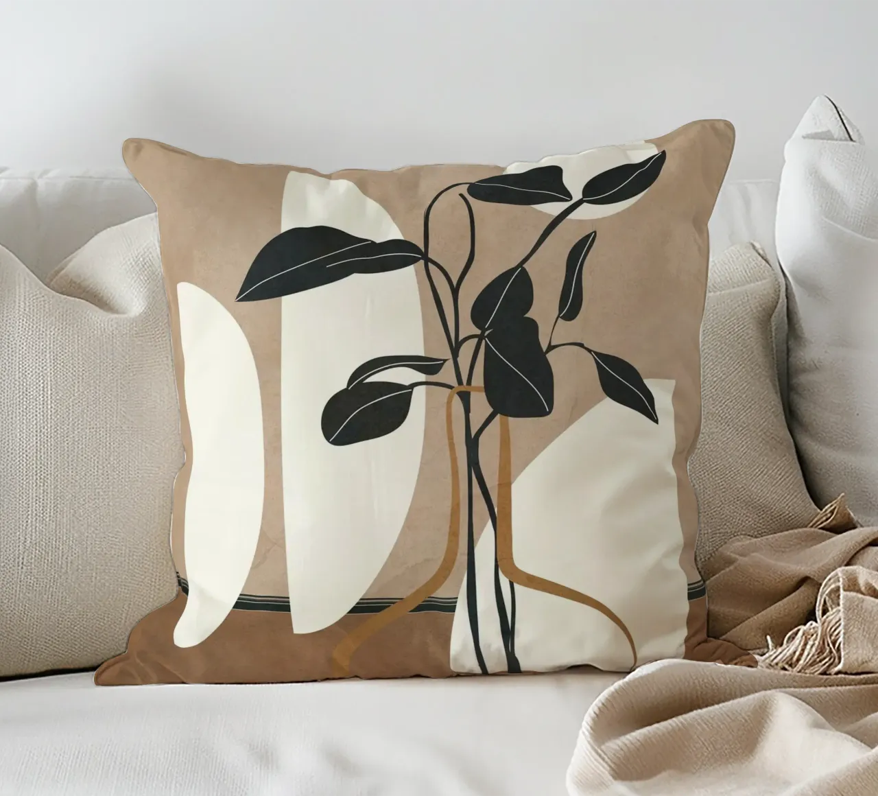 Branches in the Vase 1 cuscino da Nadjaa