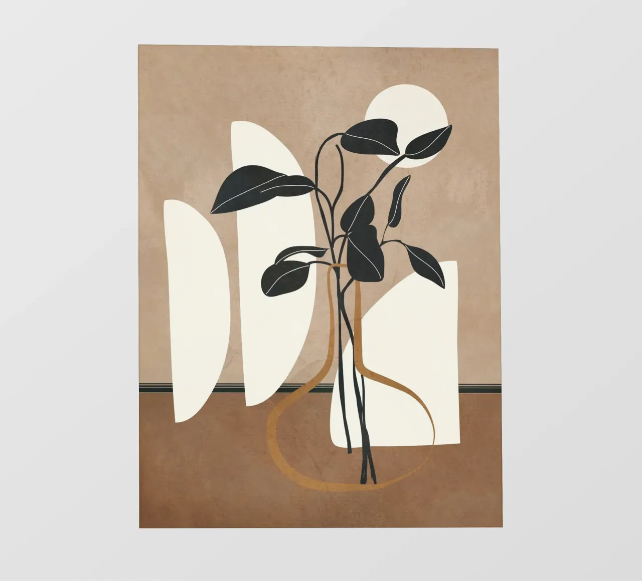 Branches in the Vase 1 telo in pvc da Nadjaa