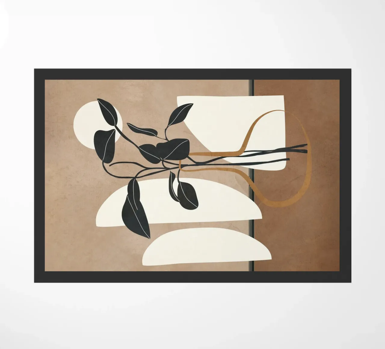 Branches in the Vase 1 doormat by Nadjaa