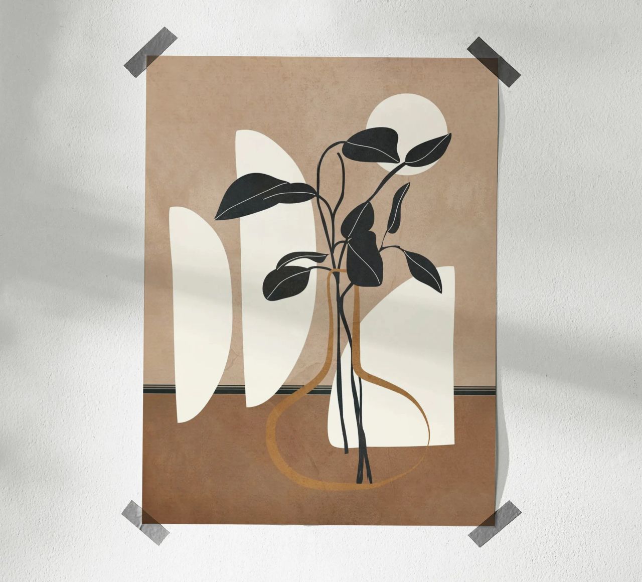 Branches in the Vase 1 carta hahnemühle da Nadjaa