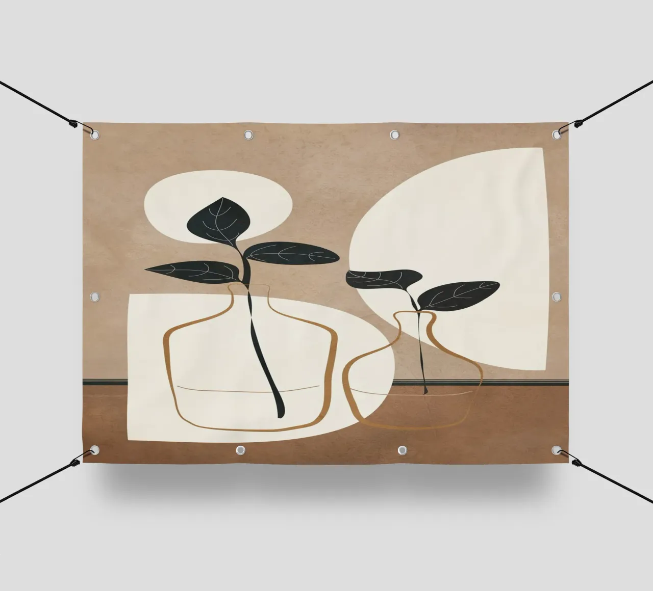 Branches in the Vase 2 telo in pvc da Nadjaa