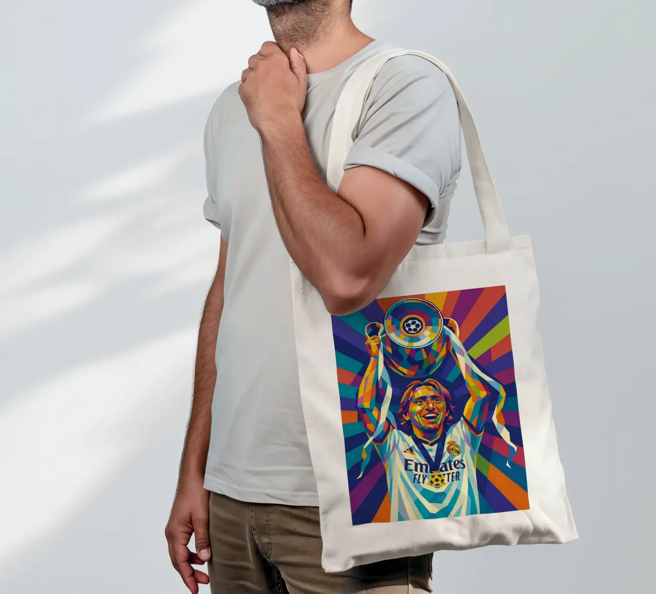 Luka Modric borsa in juta da HopeStudio
