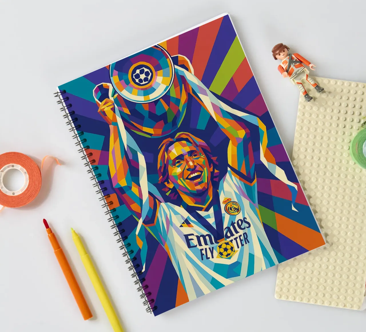 Luka Modric spiral notebook by HopeStudio