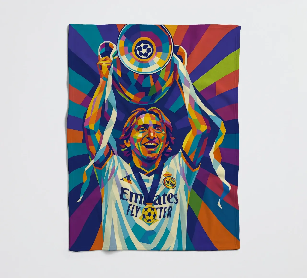 Luka Modric coperta in pile da HopeStudio