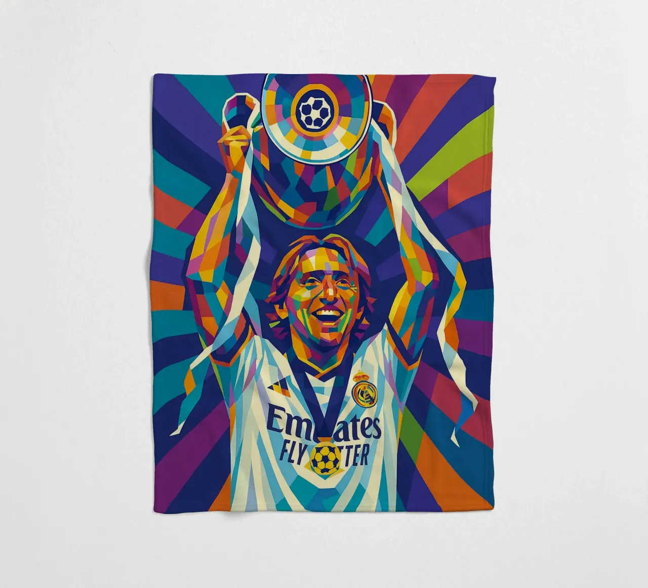 Luka Modric coperta in pile da HopeStudio