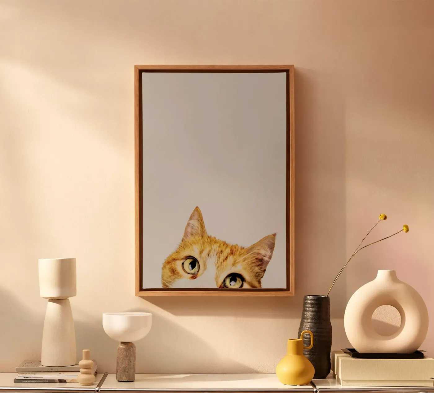 Cat Leinwand von Paws & Claws