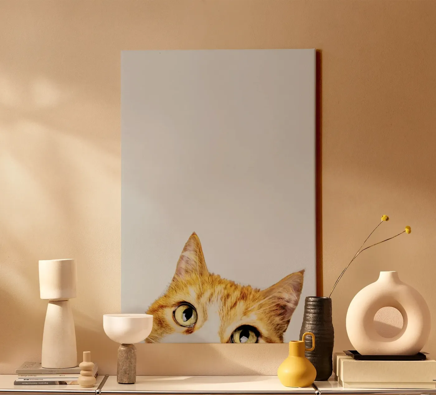 Cat Leinwand von Paws & Claws