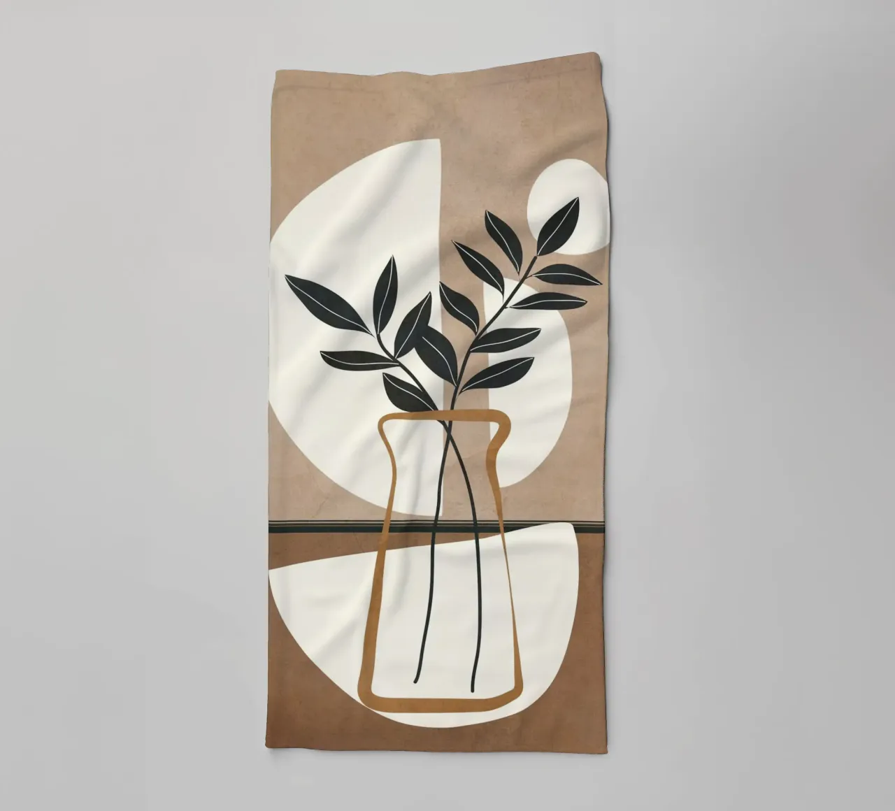 Branches in the Vase 3 Handtuch von Nadjaa