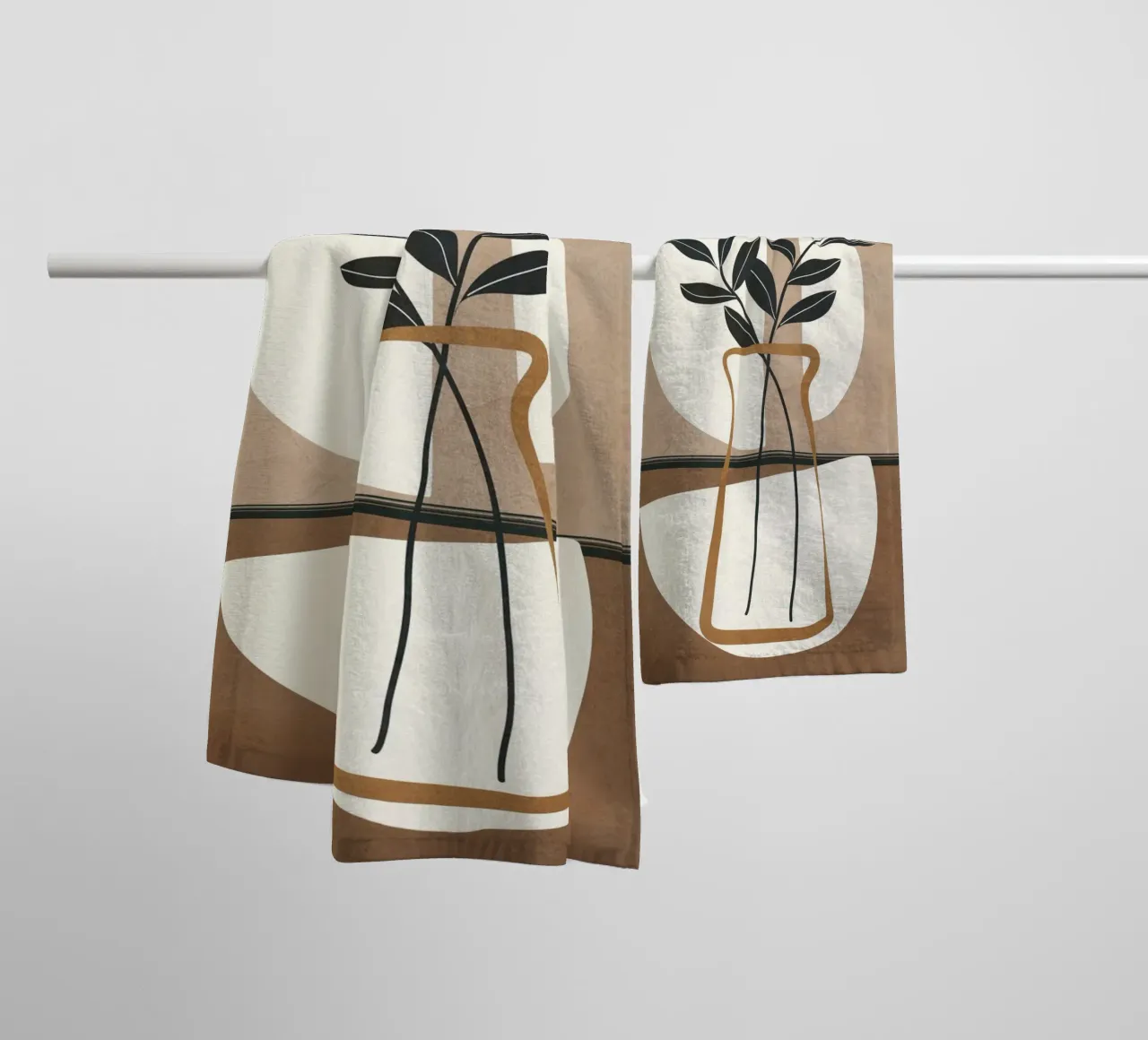 Branches in the Vase 3 Handtuch von Nadjaa