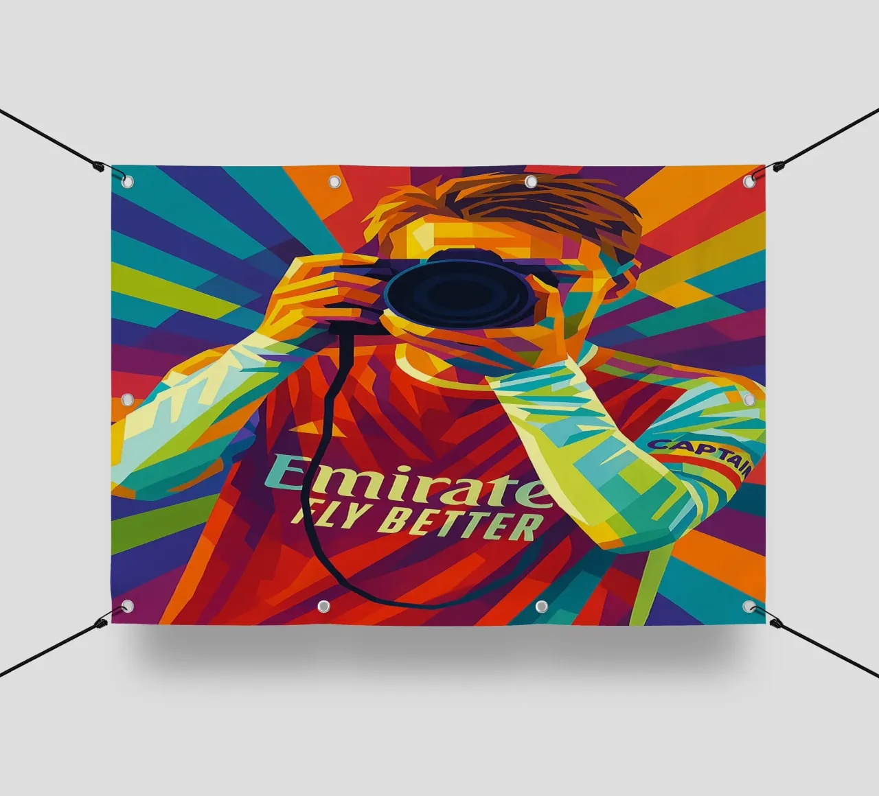 Martin Ødegaard Arsenal telo in pvc da HopeStudio