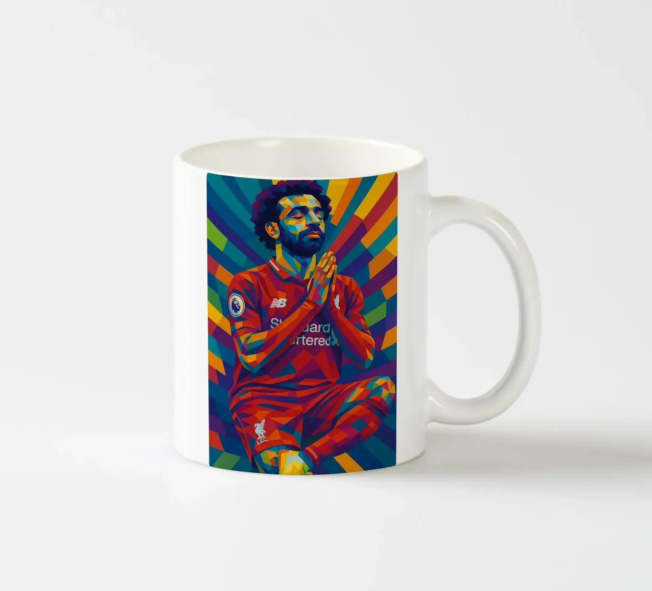 Mohamed Salah Liverpool tazza in ceramica da HopeStudio