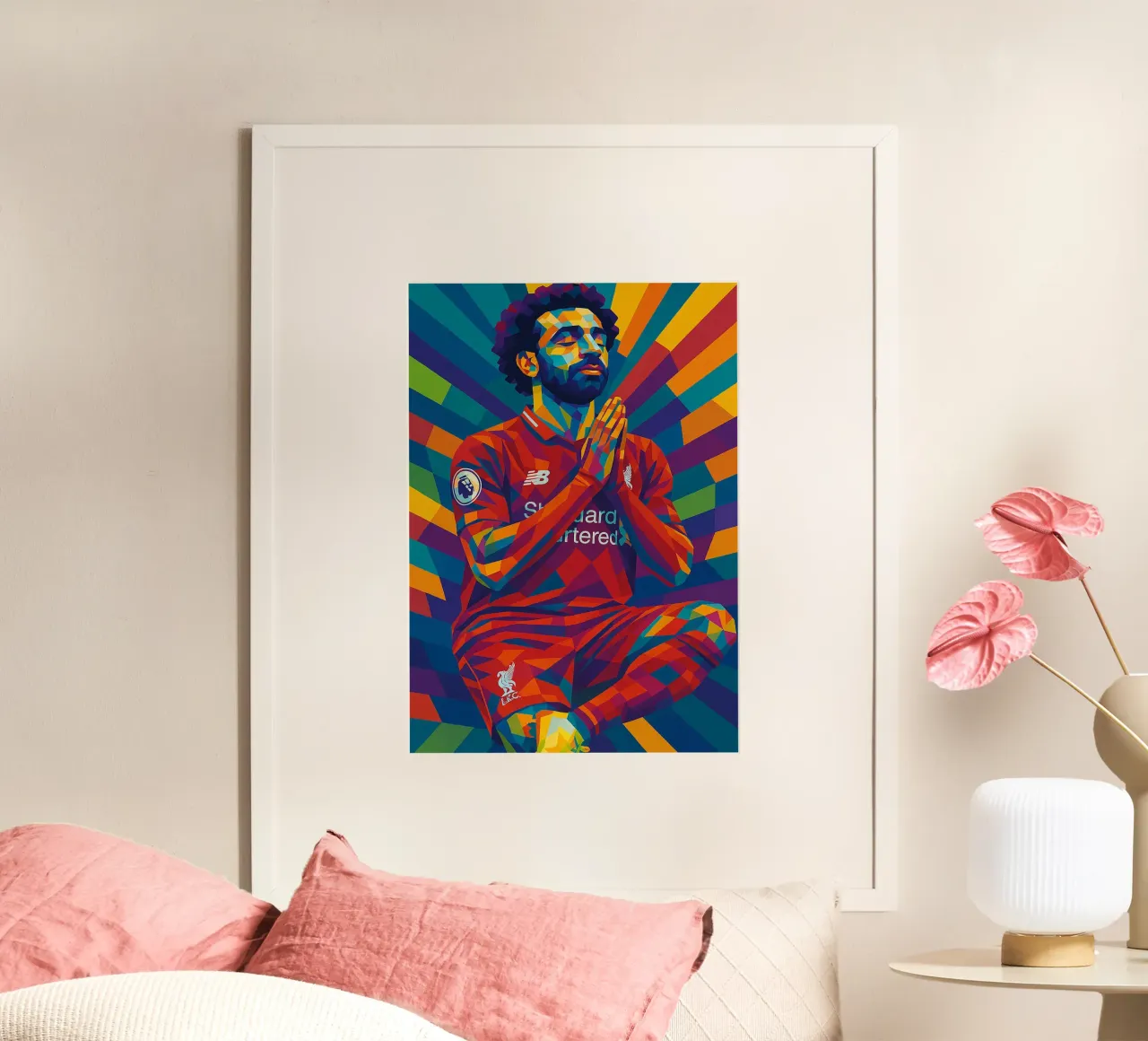 Mohamed Salah Liverpool carta hahnemühle da HopeStudio