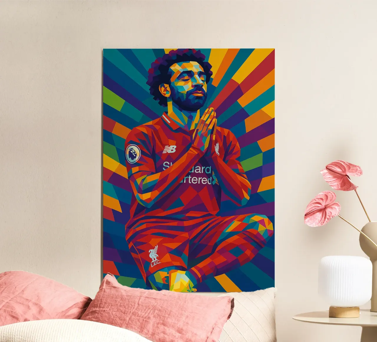 Mohamed Salah Liverpool carta hahnemühle da HopeStudio