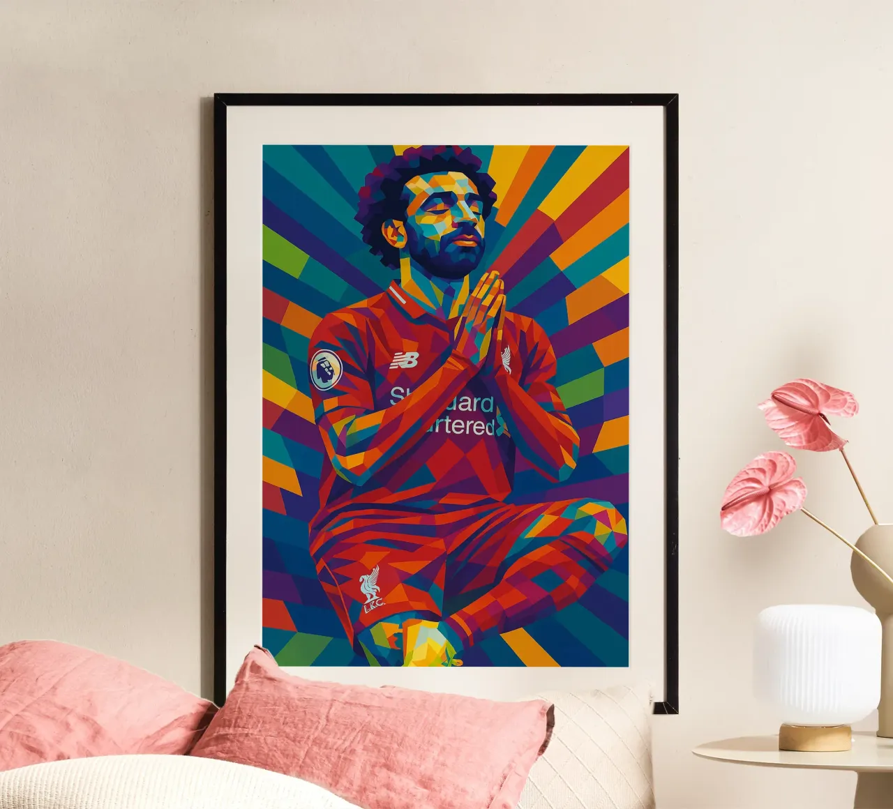 Mohamed Salah Liverpool carta hahnemühle da HopeStudio