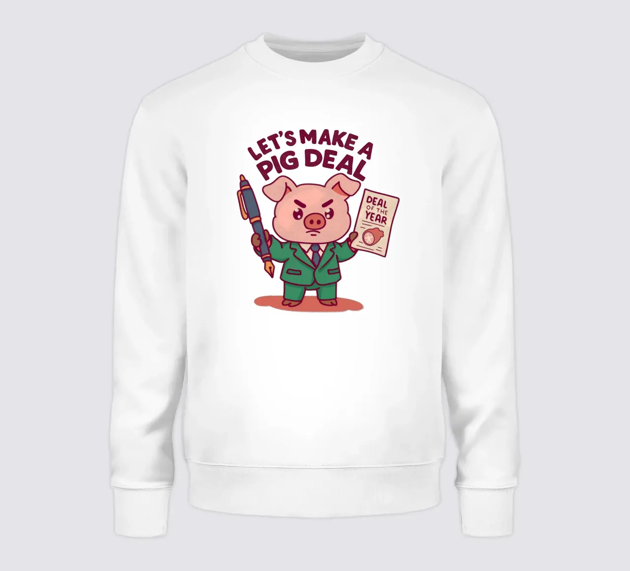 A Pig Deal sweatshirt by Loobs