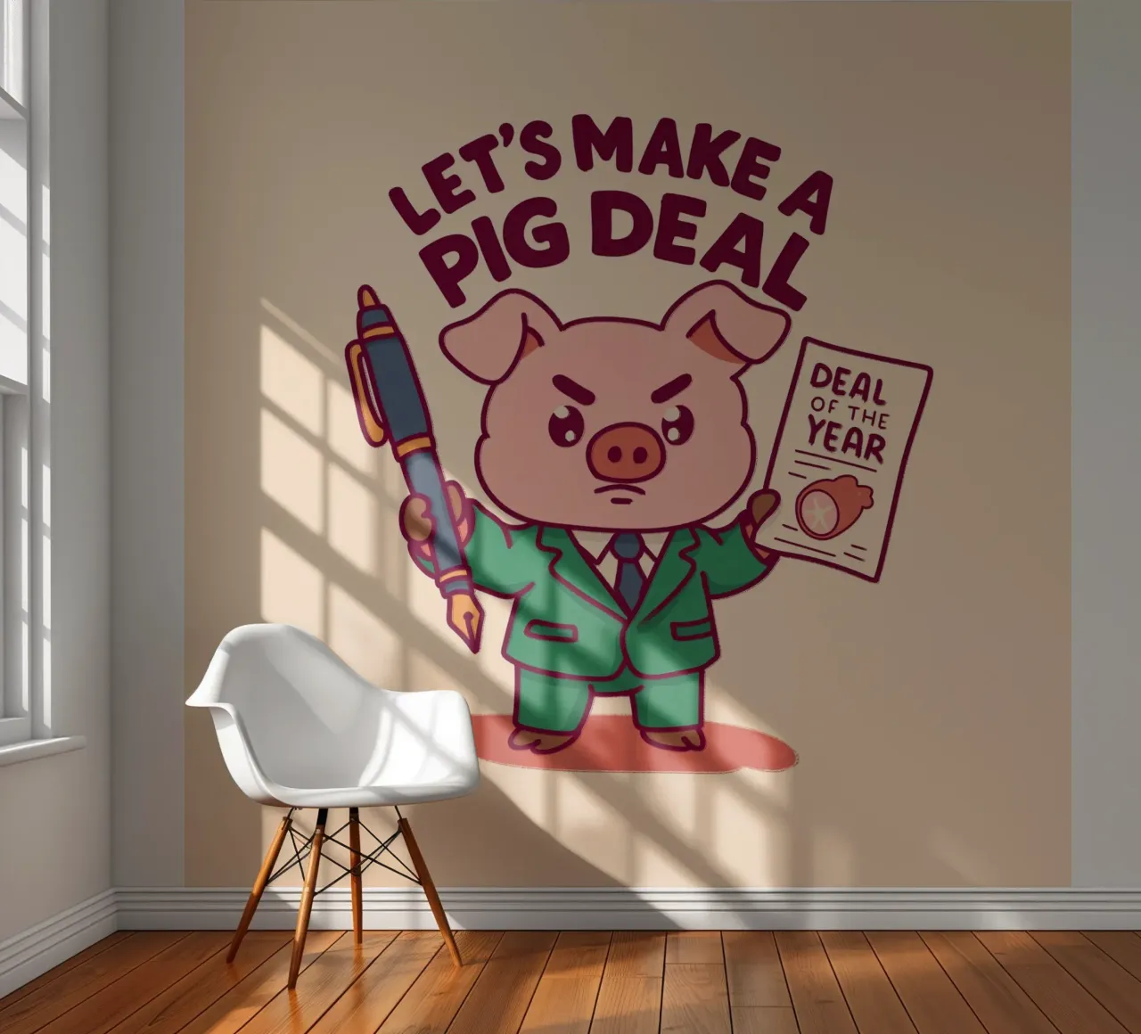 Une affaire de porcs papier peint photo de Loobs