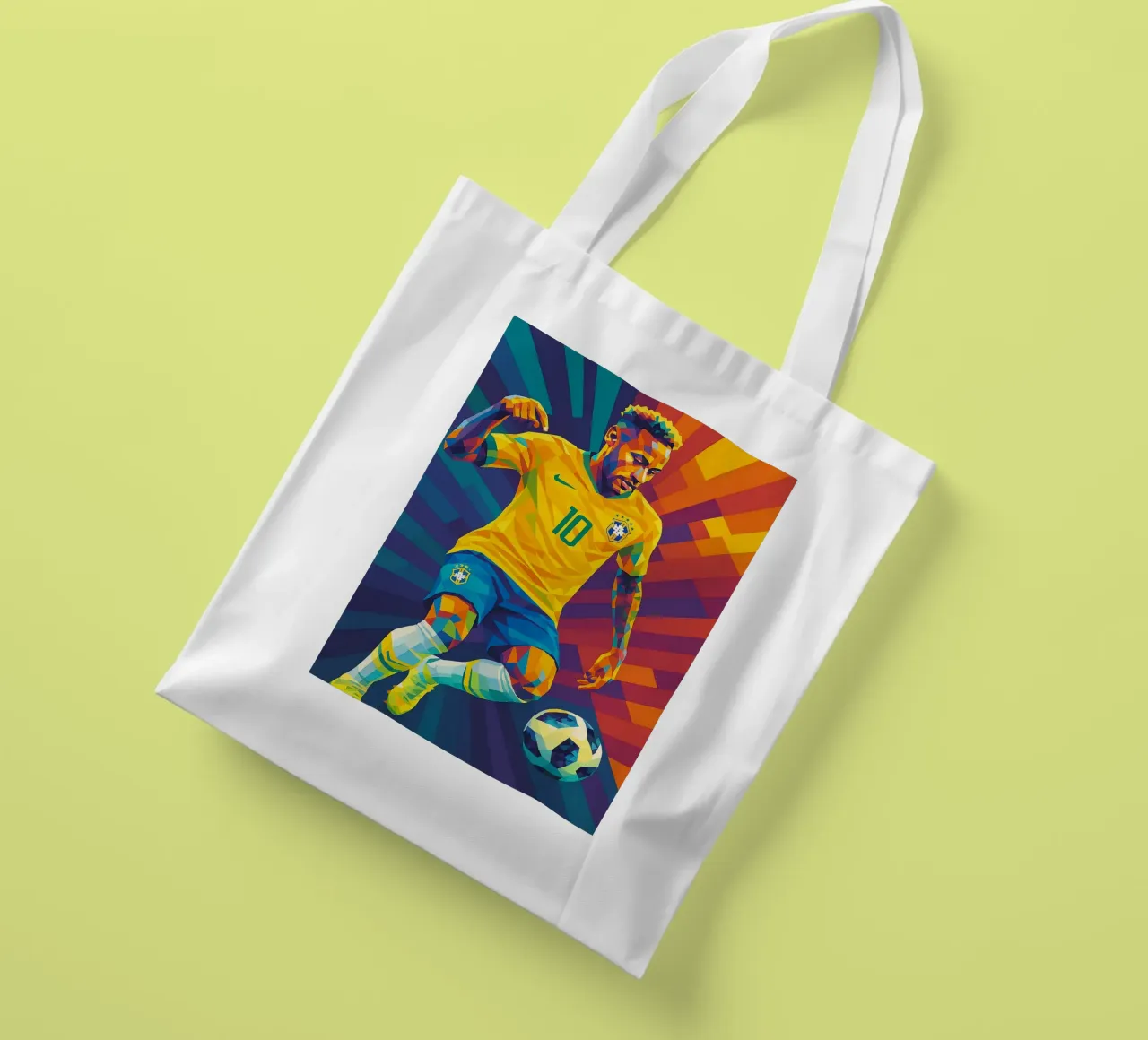 neymar brazil tote bag by HopeStudio