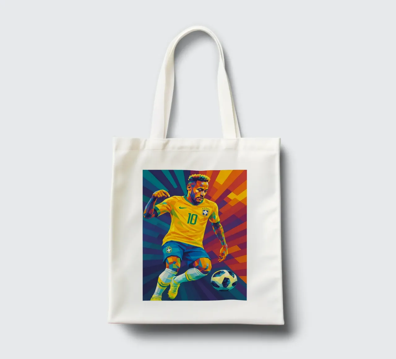 neymar brazil tote bag by HopeStudio