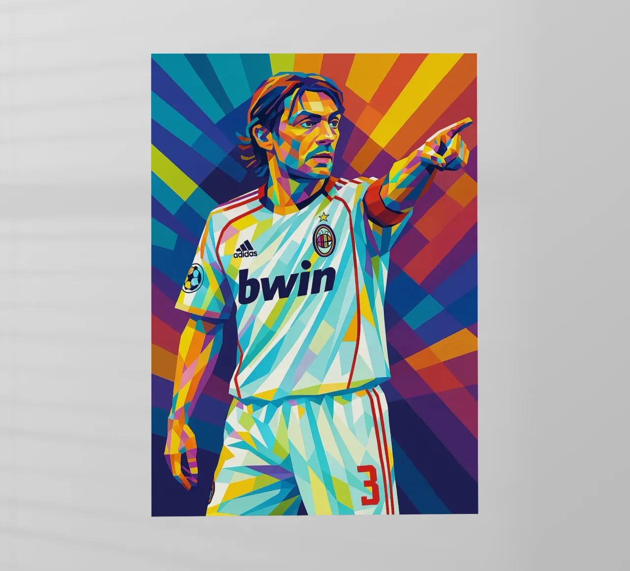 Paolo Maldini pellicola backlit da HopeStudio
