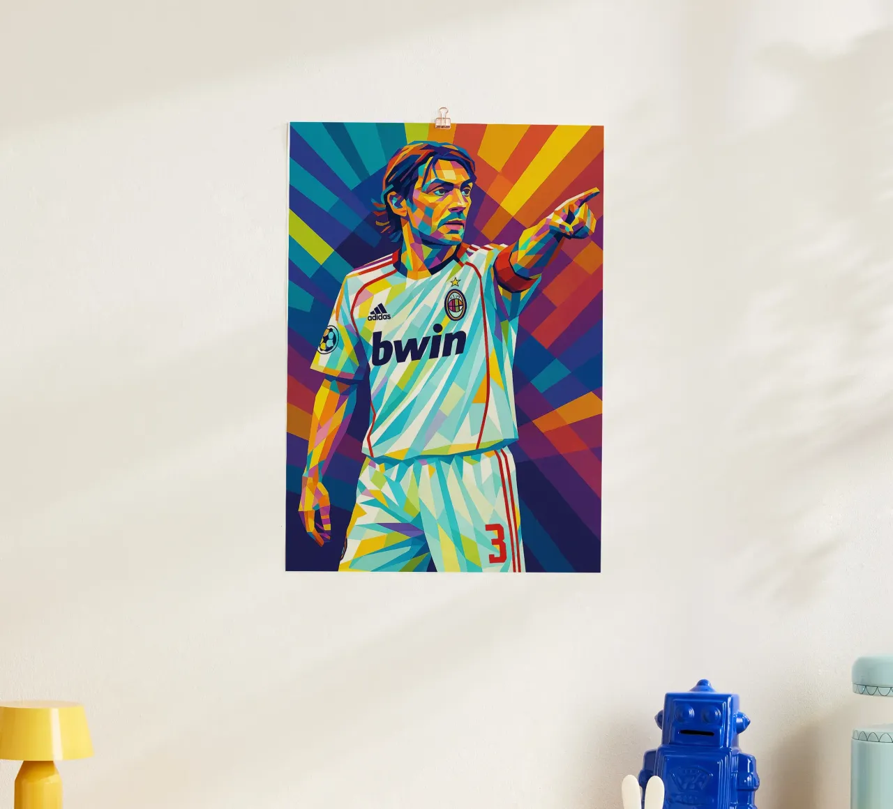 Paolo Maldini carta hahnemühle da HopeStudio