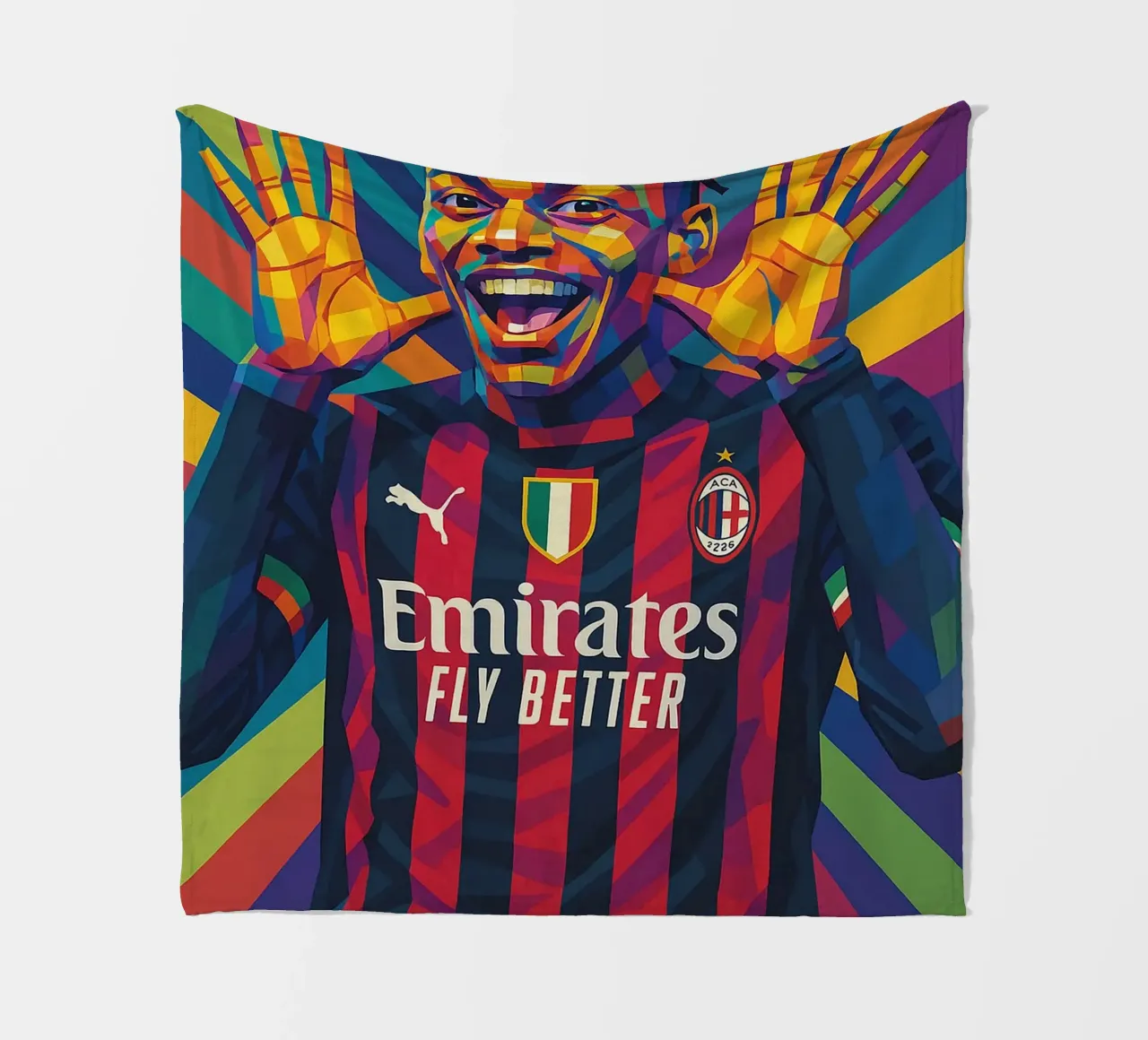 Rafael Leão coperta in pile da HopeStudio