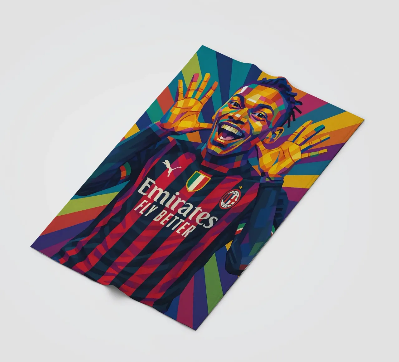 Rafael Leão coperta in pile da HopeStudio